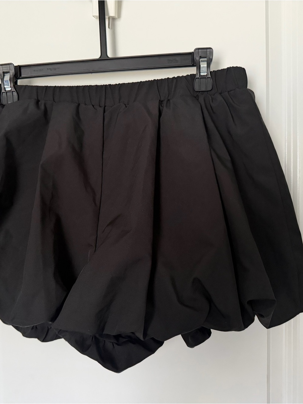 SHEIN Black Bubble Skort Shorts